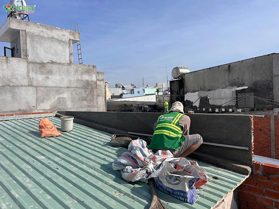 Sửa chữa nhà phố 1 trệt 1 lầu 3x12m phường An Hội Đông