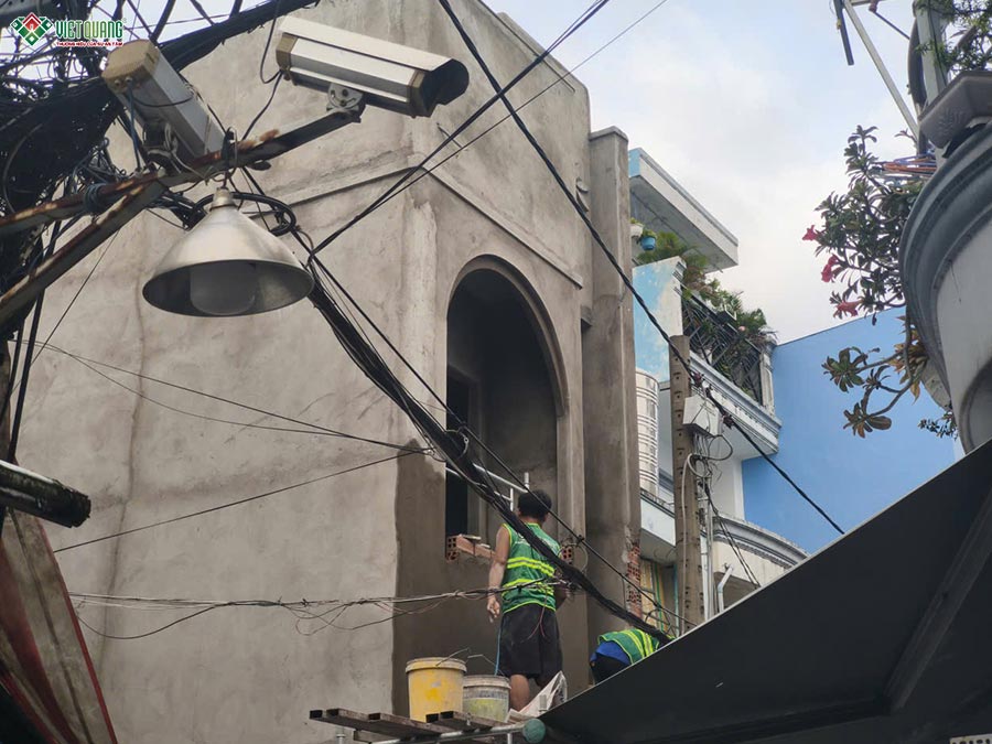 Sửa chữa nhà phố 1 trệt 1 lầu 3x12m phường An Hội Đông