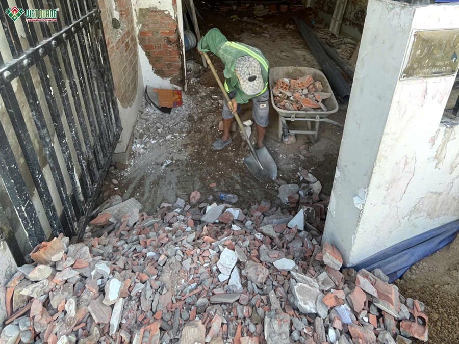 Sửa chữa nhà phố 1 trệt 1 lầu 3x12m phường An Hội Đông