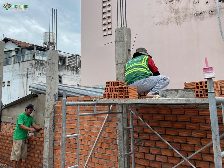 Sửa chữa nhà phố 1 trệt 1 lầu 3x12m phường An Hội Đông