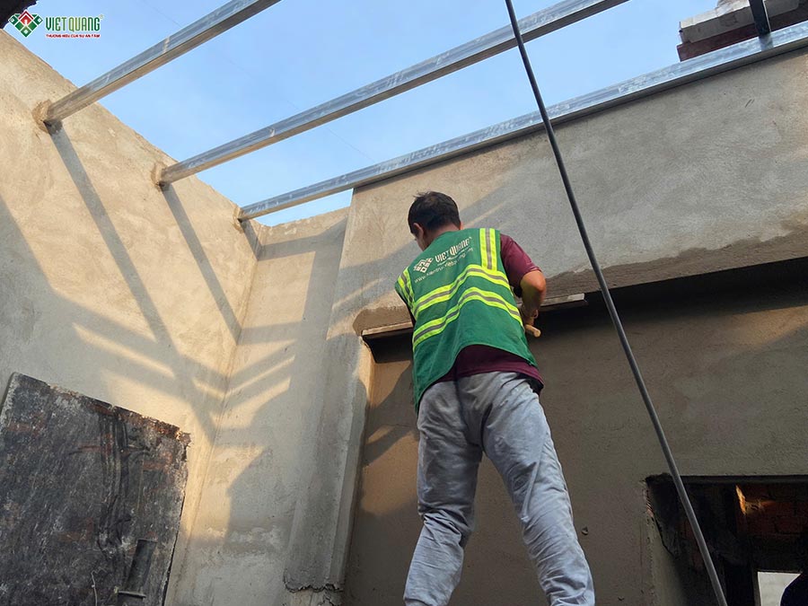 Sửa chữa nhà phố 1 trệt 1 lầu 3x12m phường An Hội Đông