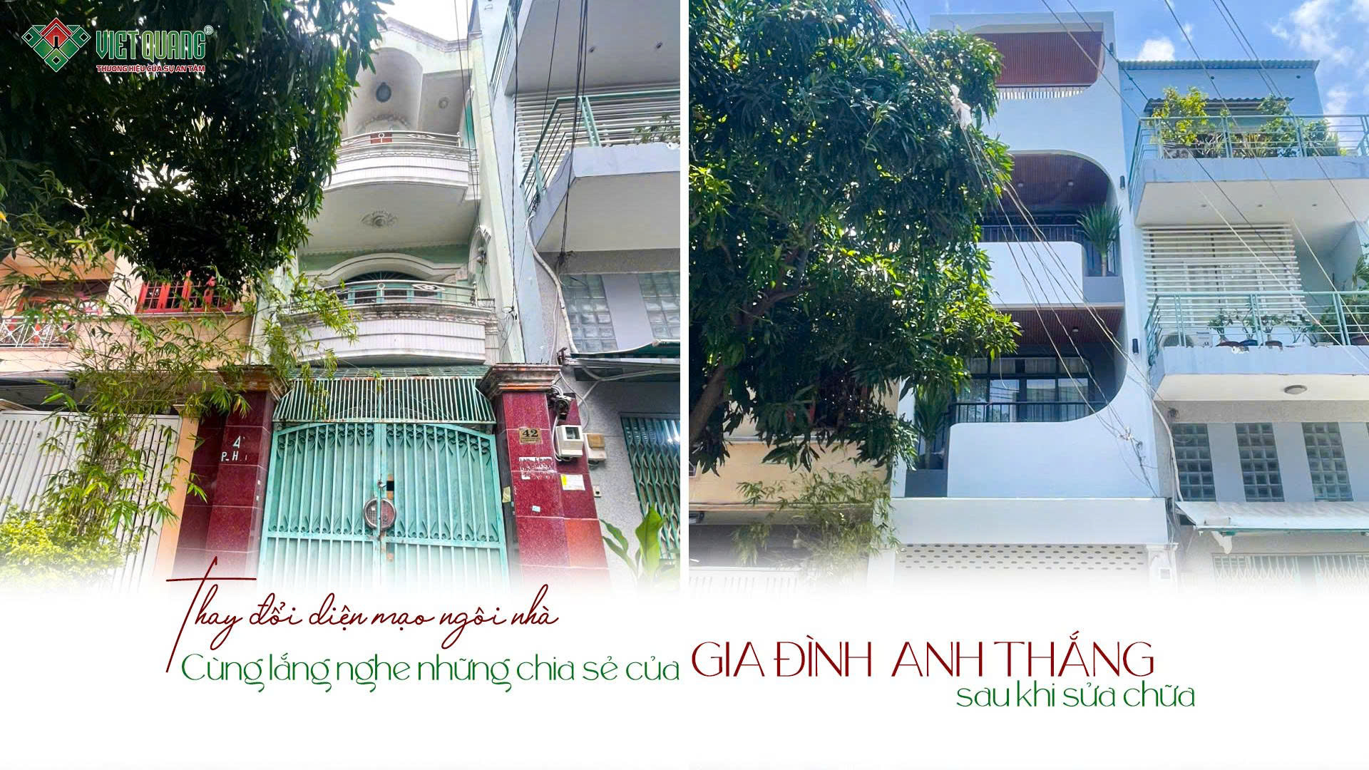 Sửa chữa nhà phố | Anh Thắng nói gì về chất lượng thi công của đội ngũ Việt Quang Group?