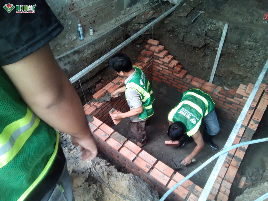 Thi công sửa chữa nhà phố 3 tầng 4x7m chị Kiều phường Bảy Hiền