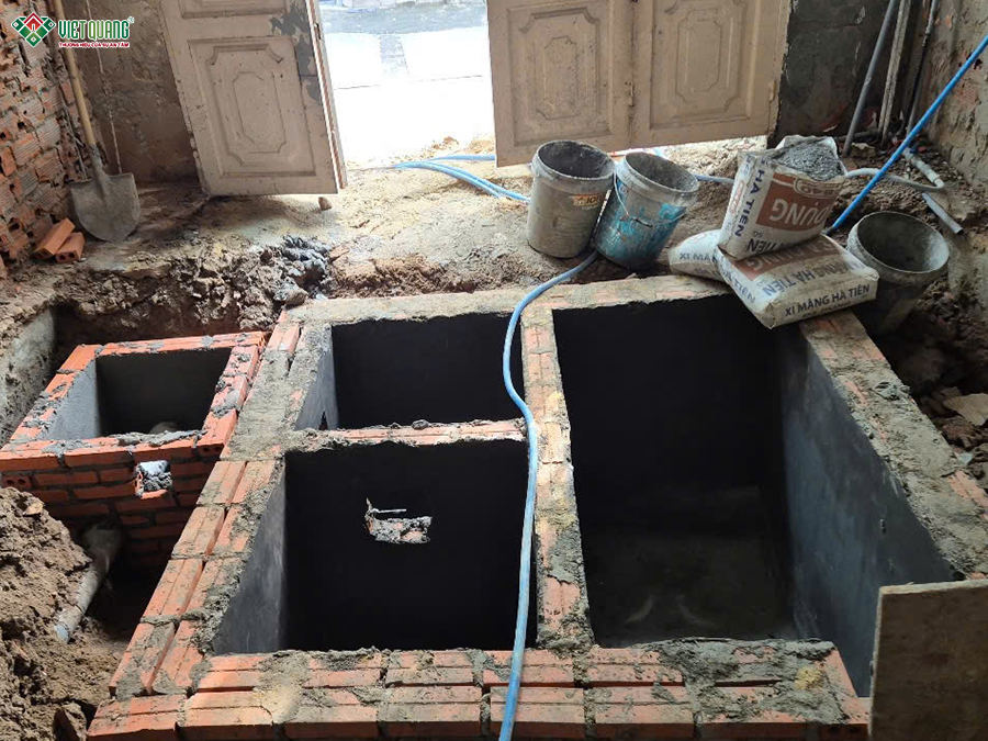 Thi công sửa chữa nhà phố 3 tầng 4x7m chị Kiều phường Bảy Hiền