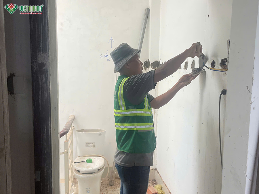 Thi công sửa chữa trọn gói nhà 3 tầng 5x15m