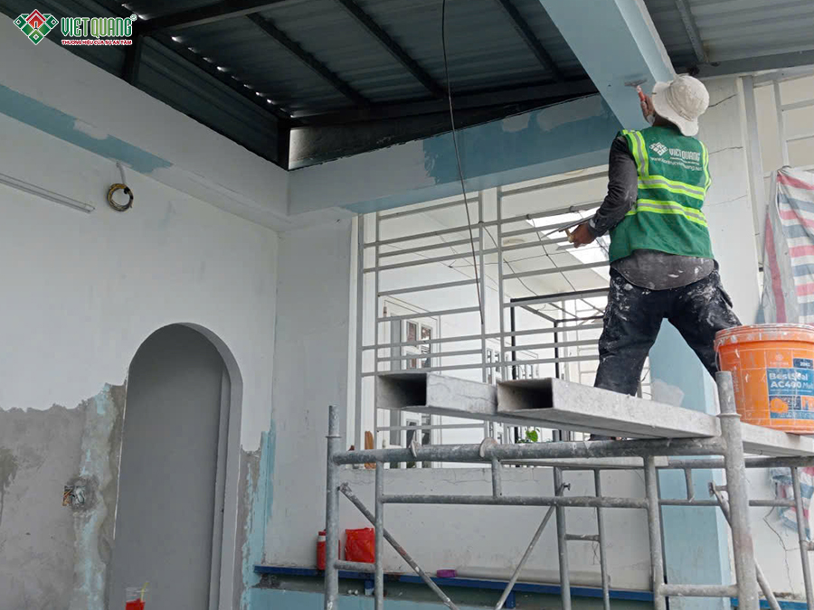 Thi công sửa chữa trọn gói nhà 3 tầng 5x15m