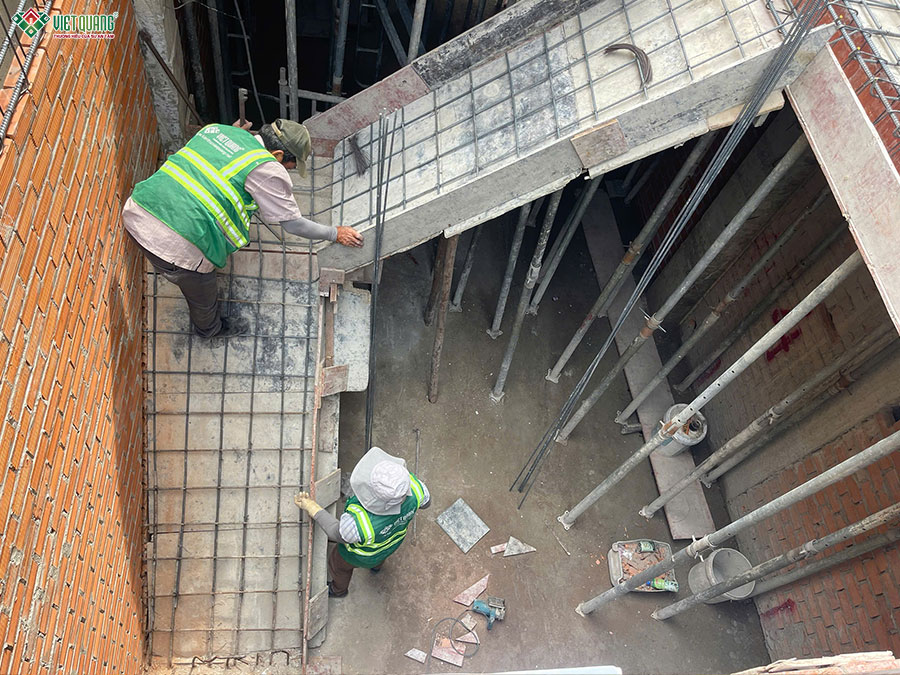 Thi công xây dựng nhà 7 tầng 5x18m tân cổ điển
