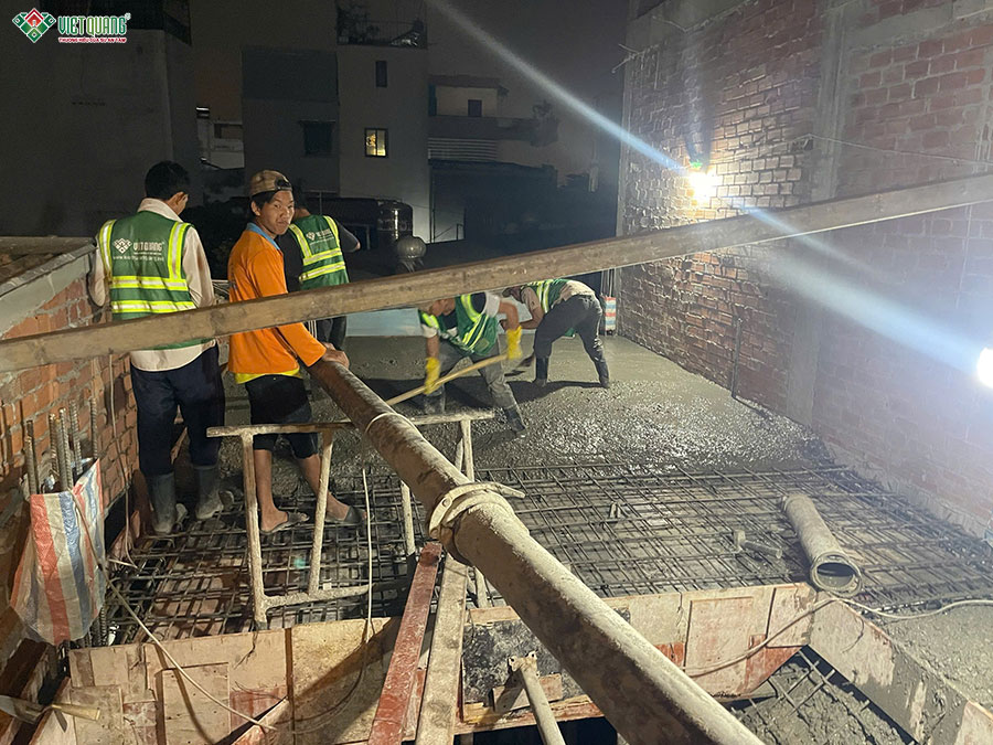 Thi công xây dựng nhà 7 tầng 5x18m tân cổ điển