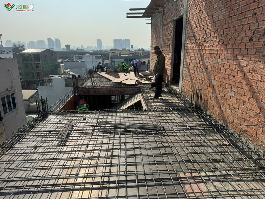 Thi công xây dựng nhà 7 tầng 5x18m tân cổ điển