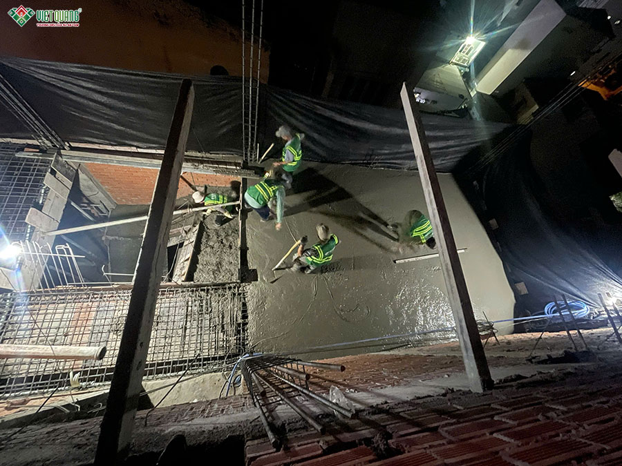 Thi công xây dựng nhà 7 tầng 5x18m tân cổ điển