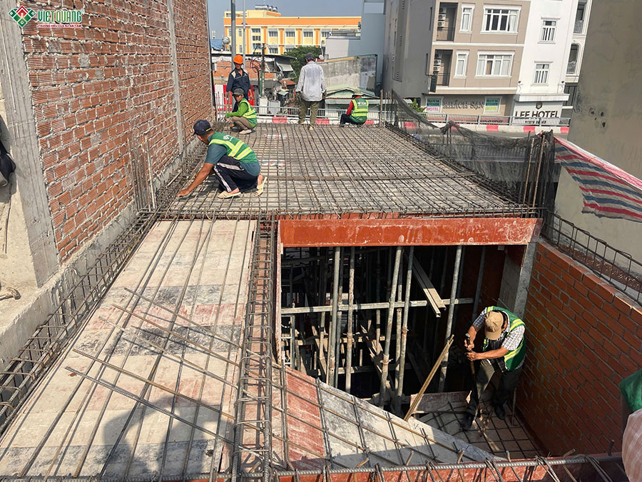 Thi công xây dựng nhà 7 tầng 5x18m tân cổ điển