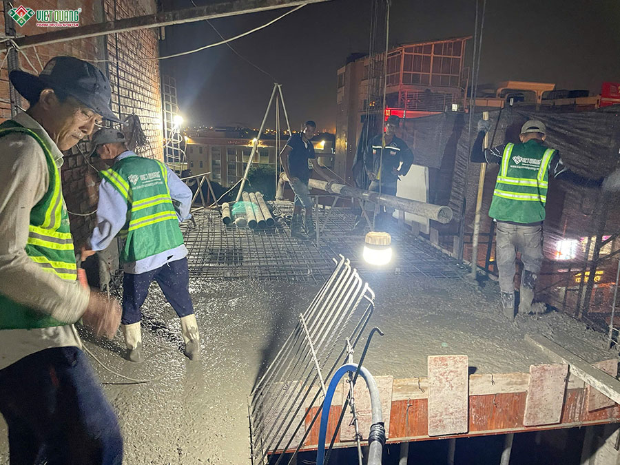 Thi công xây dựng nhà 7 tầng 5x18m tân cổ điển