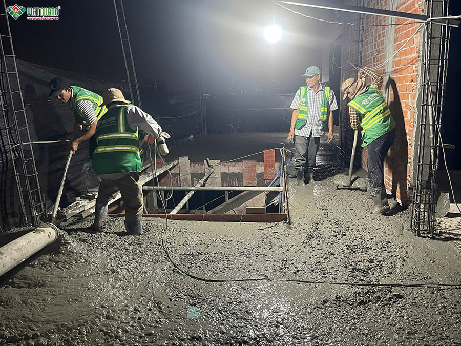 Thi công xây dựng nhà 7 tầng 5x18m tân cổ điển