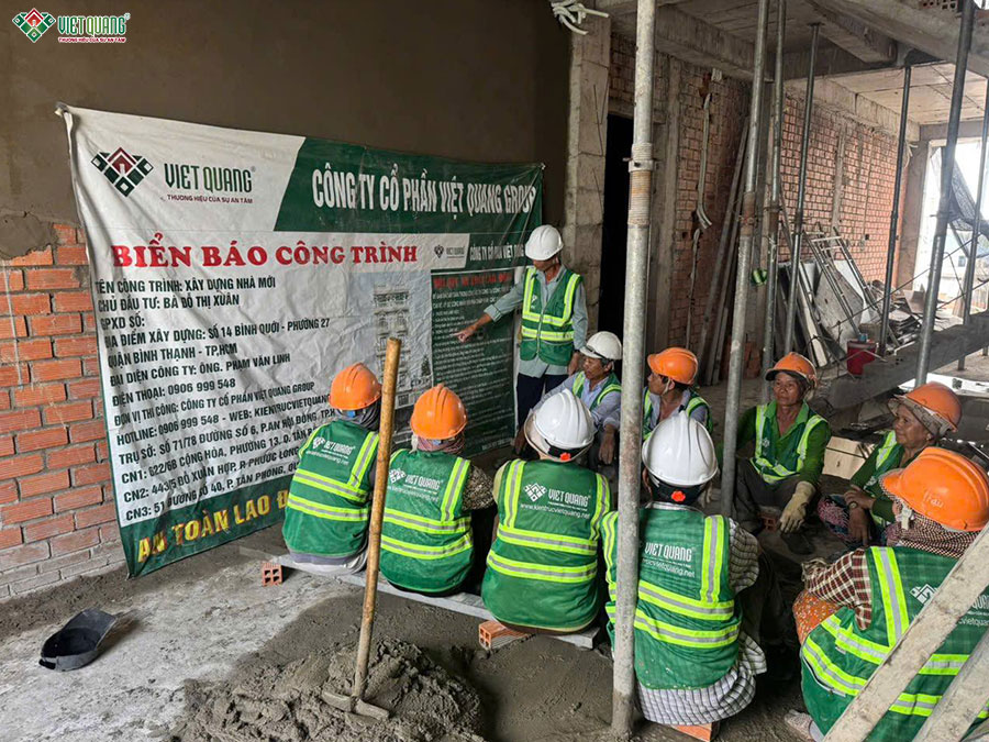 Thi công xây dựng nhà 7 tầng 5x18m tân cổ điển