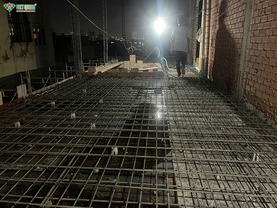 Thi công xây dựng nhà 7 tầng 5x18m tân cổ điển