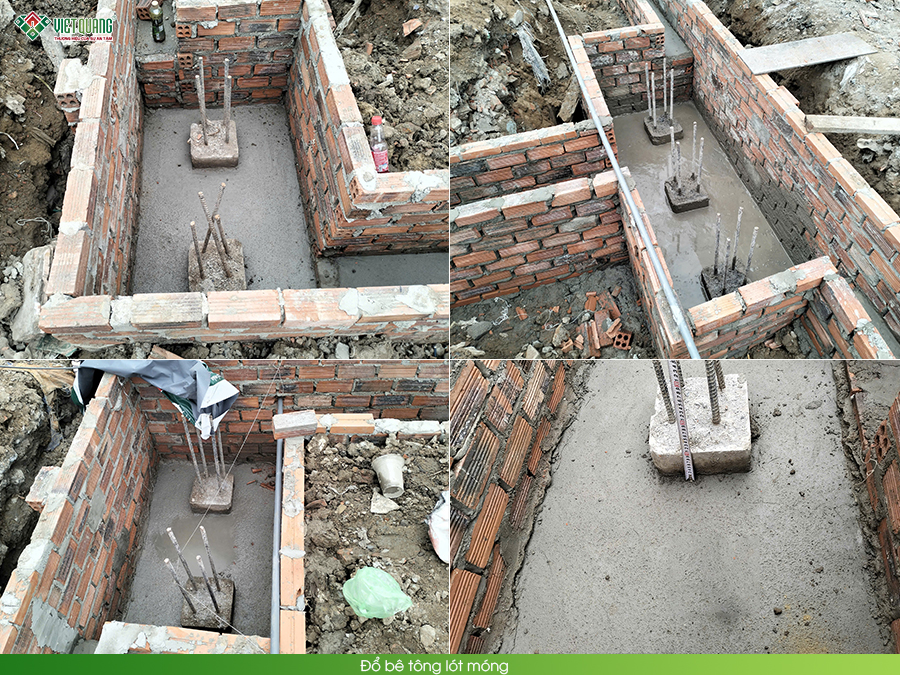 Thi công xây nhà 1 trệt 1 lửng 3 lầu sân thượng 5x22m