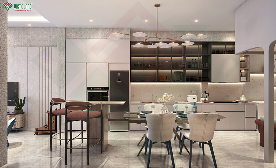 Thiết kế nội thất nhà 3 tầng 4x27m