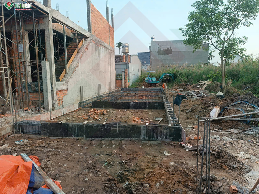 Thiết kế thi công trọn gói nhà 1 tầng 5x20m anh Tùng xã Bình Mỹ