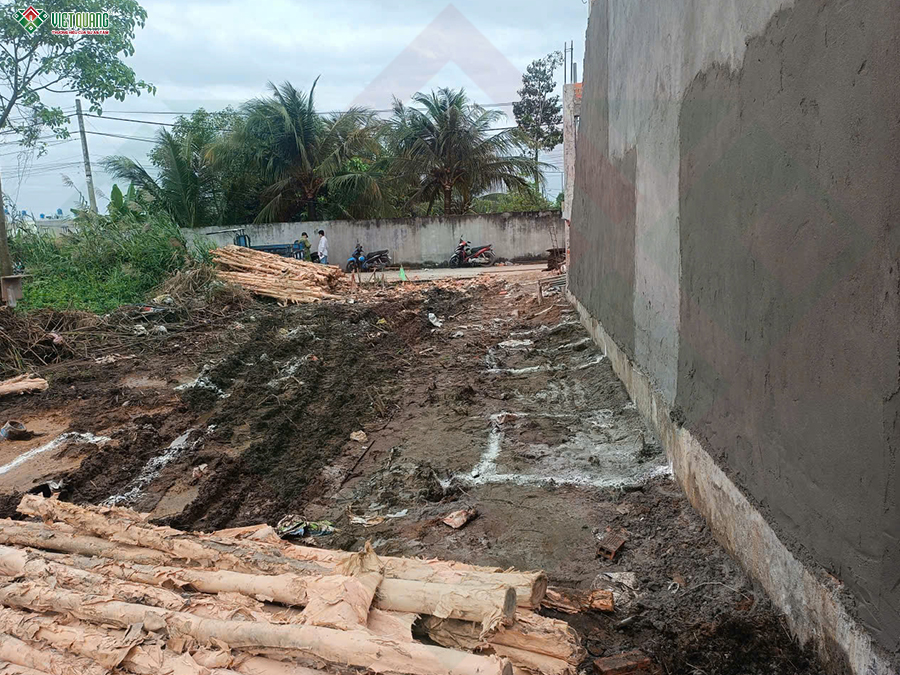 Thiết kế thi công trọn gói nhà 1 tầng 5x20m anh Tùng xã Bình Mỹ