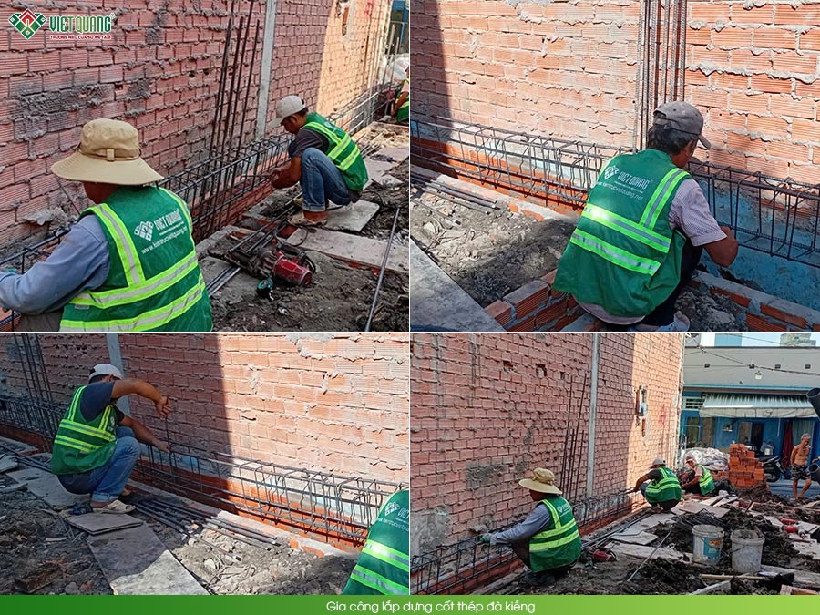 Xây dựng nhà 1 trệt 1 lầu sân thượng 5x13m