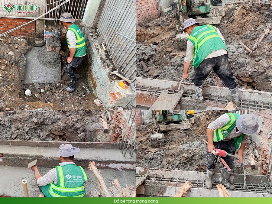 Xây dựng nhà 1 trệt 1 lầu sân thượng 5x13m