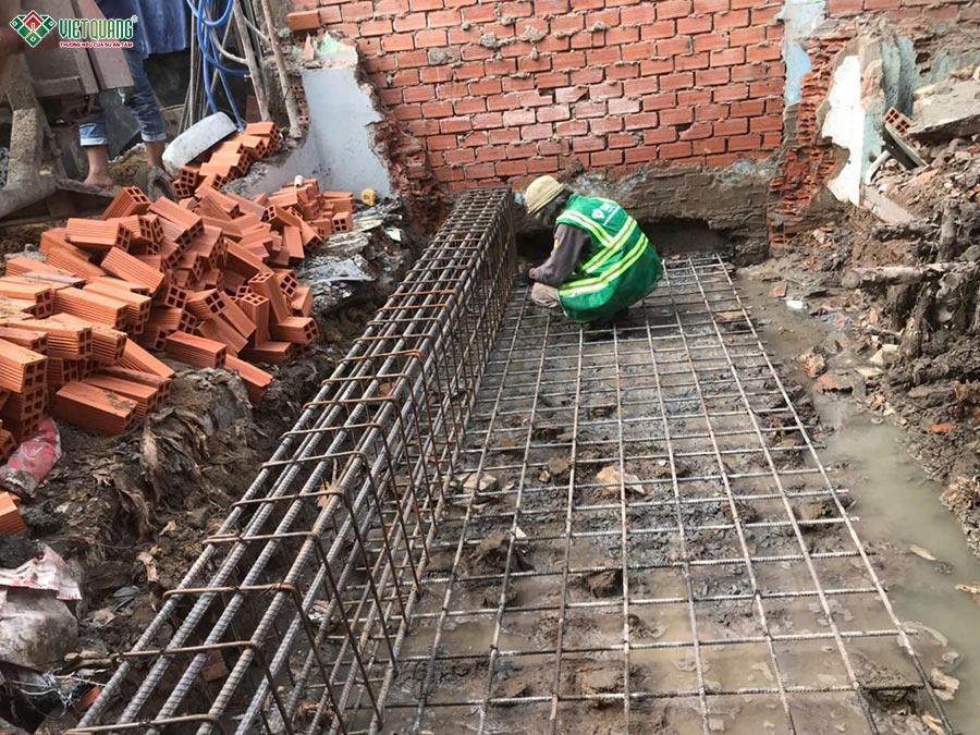 Xây dựng nhà 1 trệt 1 lầu sân thượng 5x13m