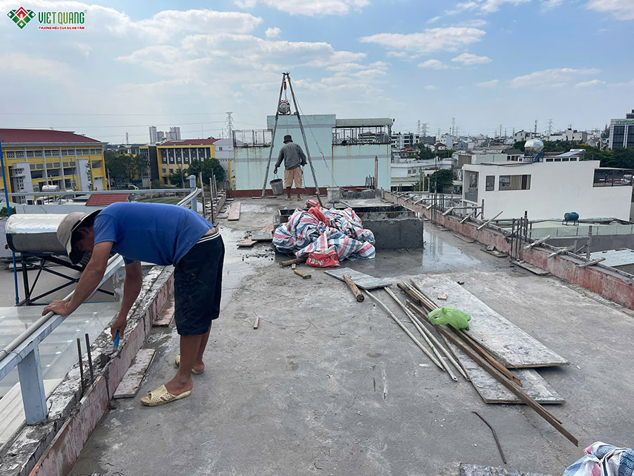 Xây dựng trọn gói nhà phố 4 tầng sân thượng 4x15m