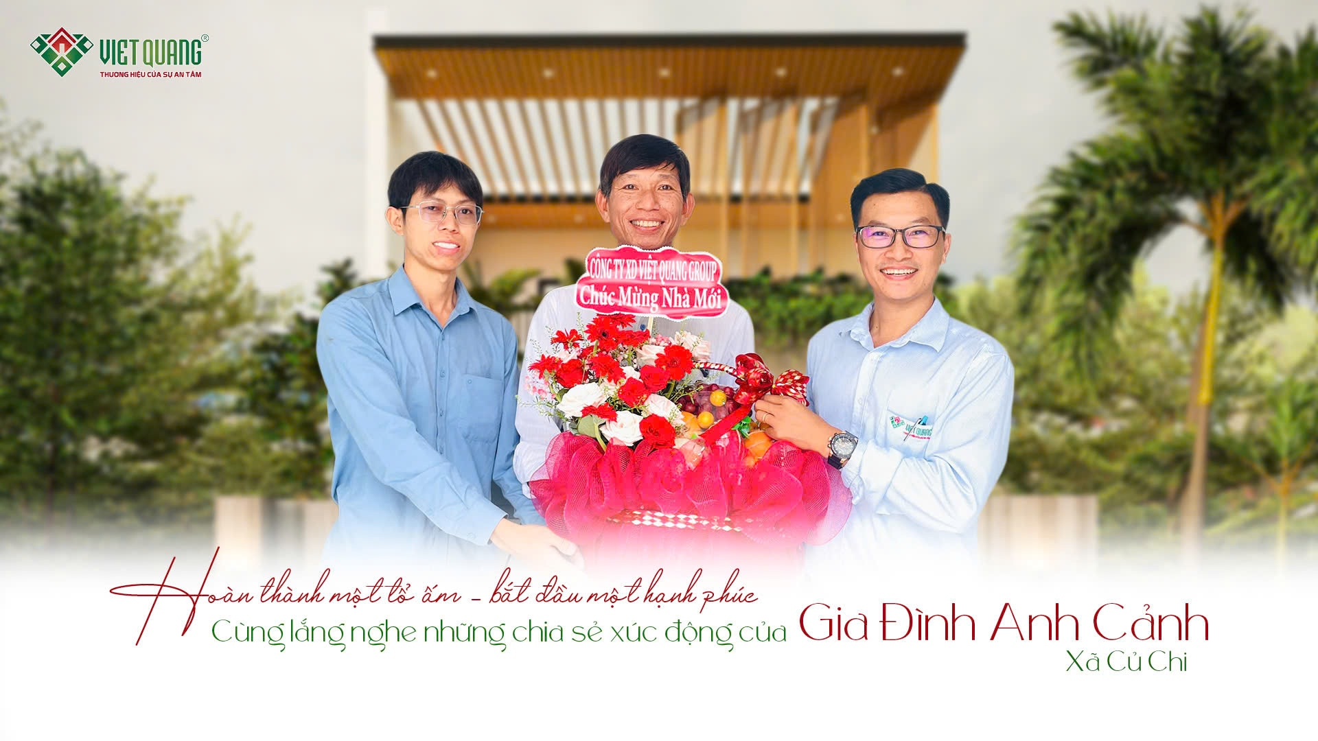 “”Tuyệt vời” mỹ từ anh Cảnh dành cho Việt Quang Group