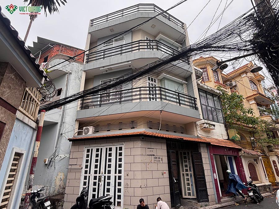 [ Đang thi công] Sửa chữa nhà phố 2 mặt tiền 3 tầng sân thượng 6x11m cho gia đình anh Dũng quận Tân Bình 