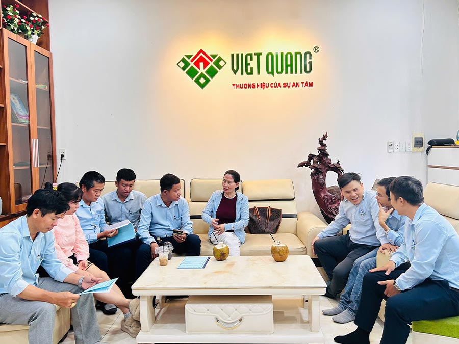 Ký hợp đồng xây nhà trọn gói cùng cô Hảo phường Tân Bình