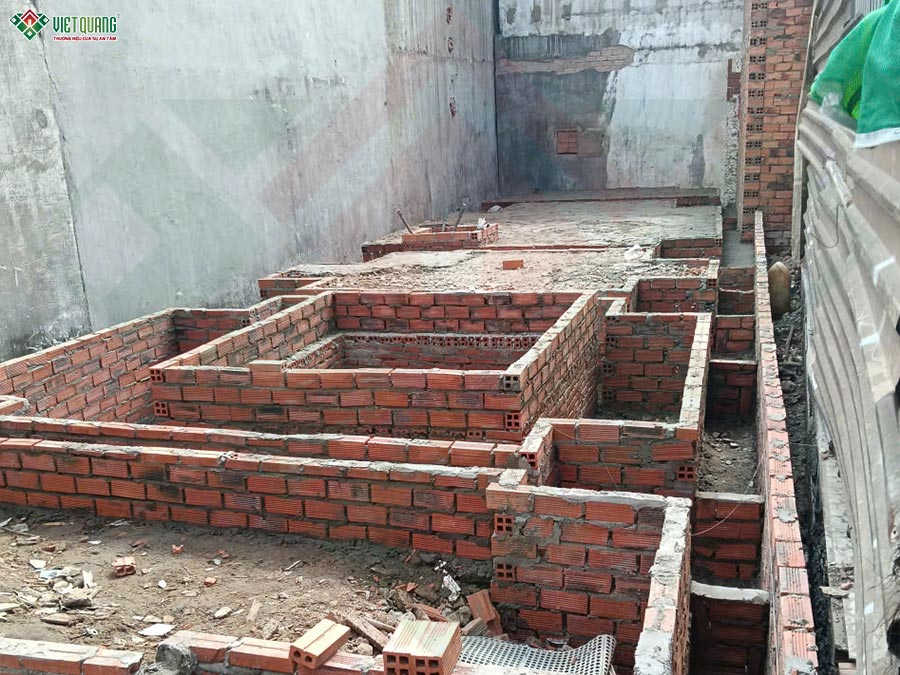 Xây dựng trọn gói nhà phố 3 tầng 5x16m anh Hà TP. Thủ Đức