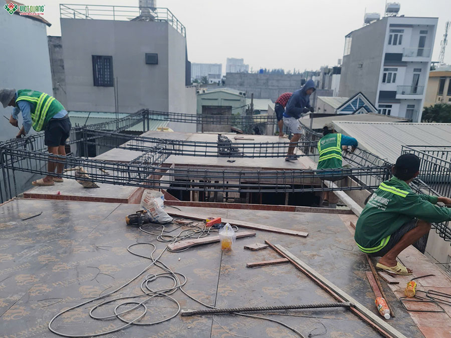 Xây dựng trọn gói nhà phố 3 tầng 5x16m anh Hà TP. Thủ Đức