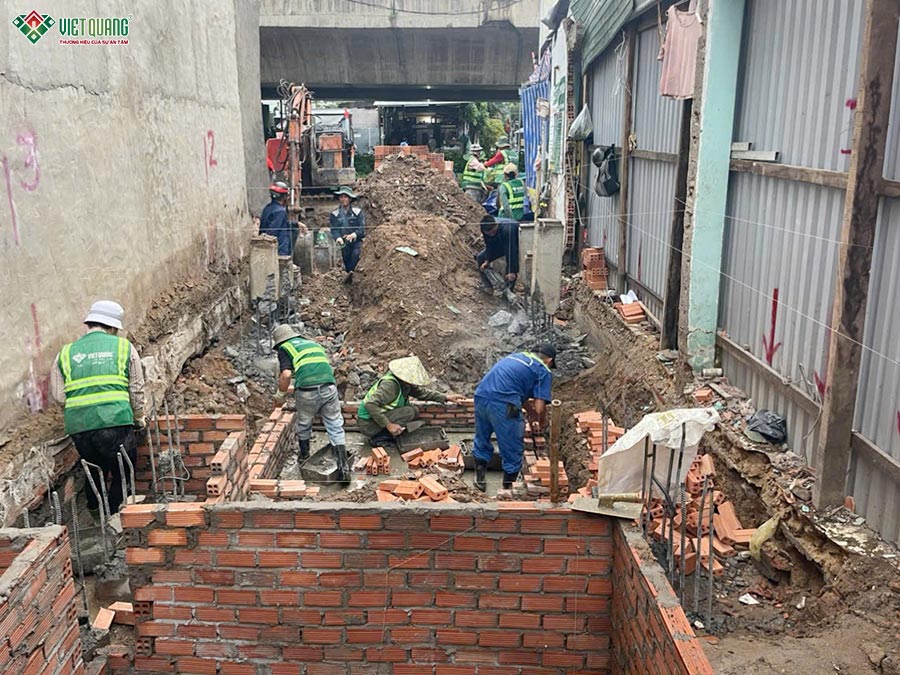 Thi công xây dựng móng nhà