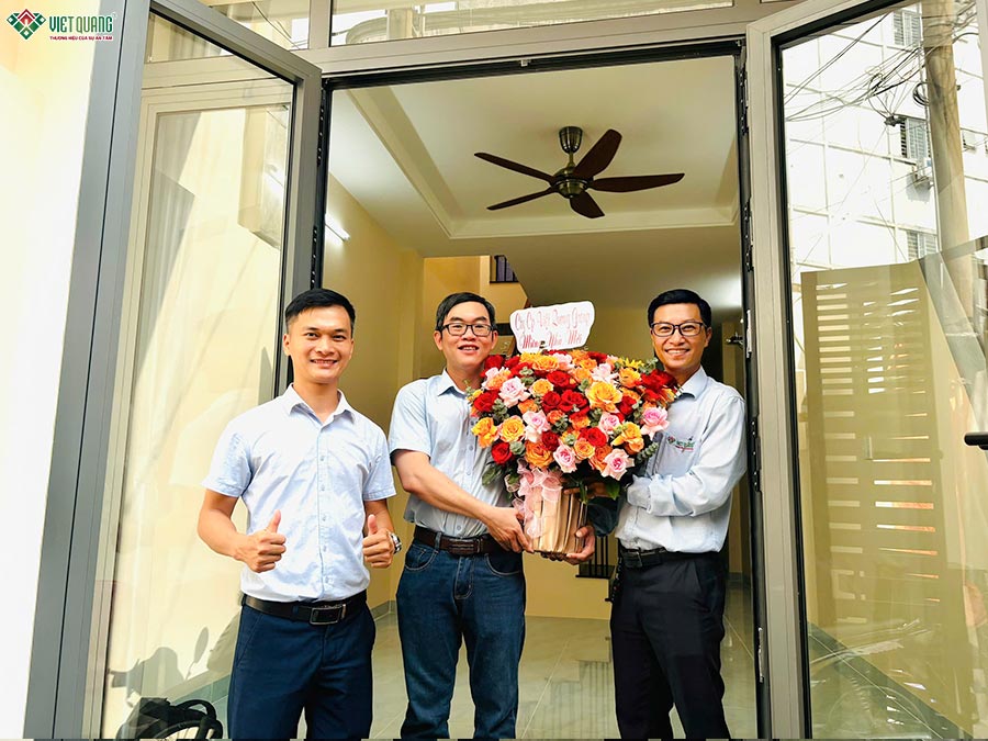 Chính thức bàn giao nhà phố 1 trệt 1 lầu 4x17m cho gia đình anh Minh tại TP. Thủ Đức