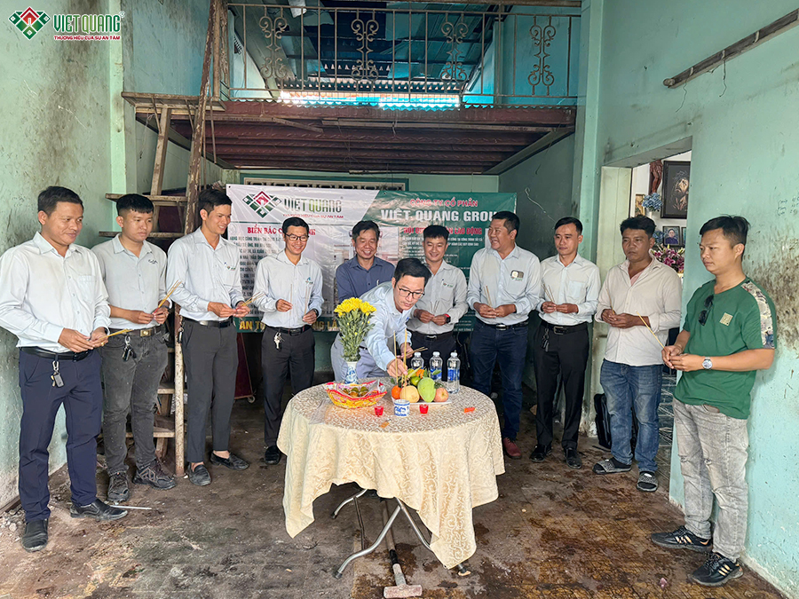 Khởi công xây dựng nhà phố 3 tầng 5x18m