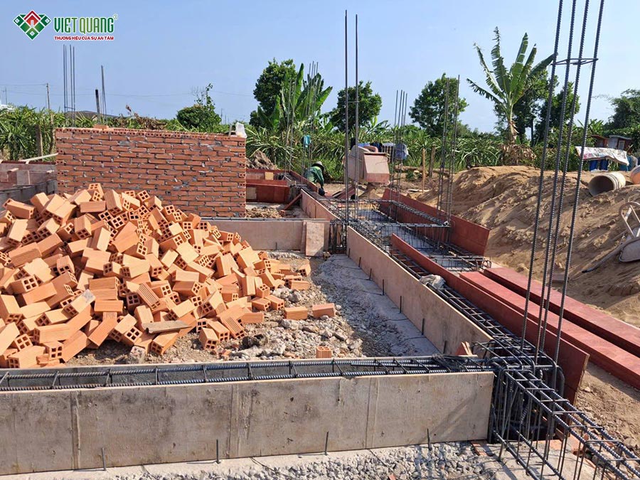 Thi công biệt thự mái Nhật 8x14m