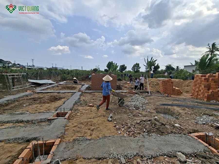 Thi công biệt thự mái Nhật 8x14m