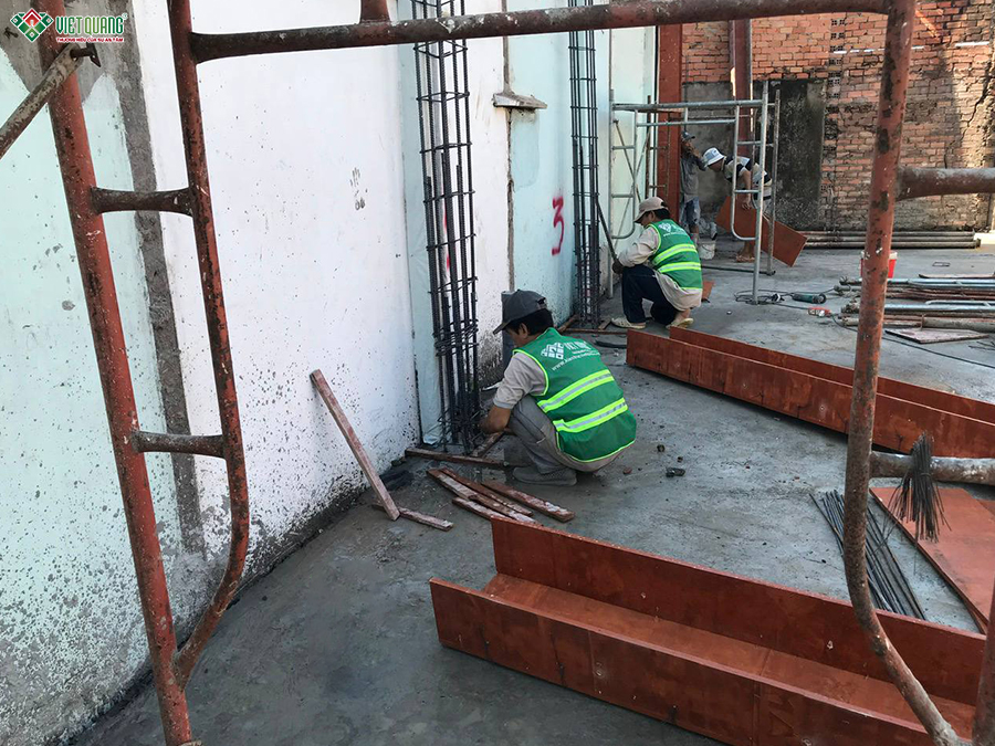 Thi công trọn gói nhà 1 trệt 1 lầu 6x22m