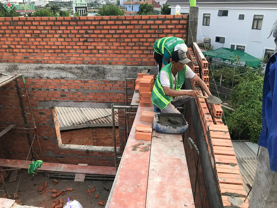 Thi công trọn gói nhà 1 trệt 1 lầu 6x22m