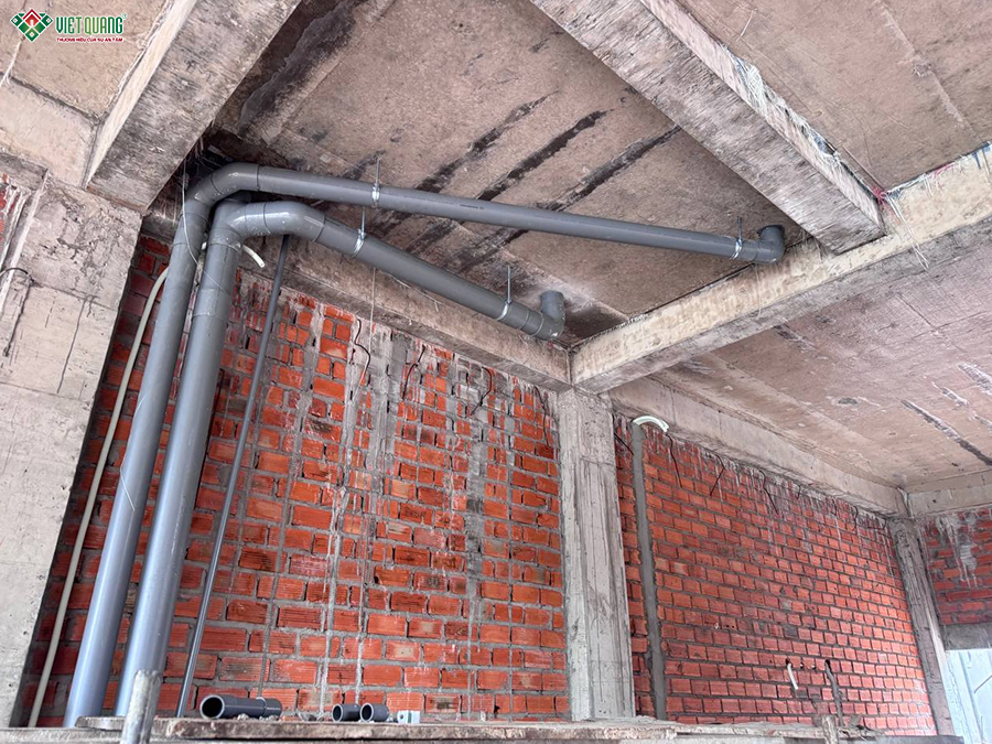 Thi công trọn gói nhà 1 trệt 1 lầu 6x22m