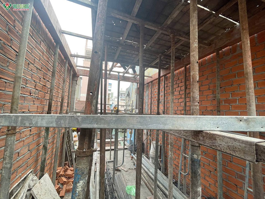 Xây dựng nhà phố 2 tầng 3x10m Anh Quân Phường Minh Phụng