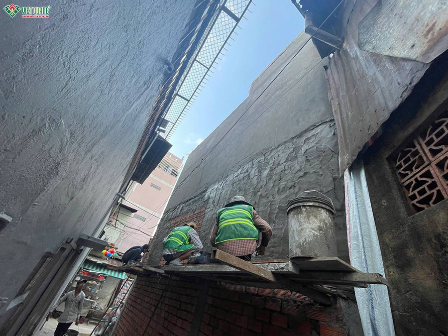 Xây dựng nhà phố 2 tầng 3x10m Anh Quân Phường Minh Phụng