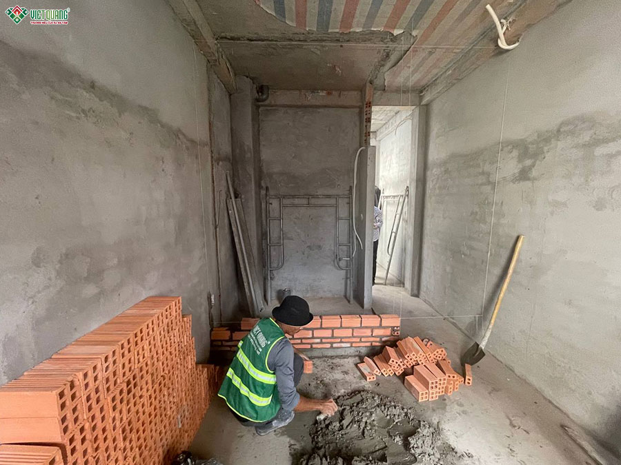Xây dựng nhà phố 2 tầng 3x10m Anh Quân Phường Minh Phụng