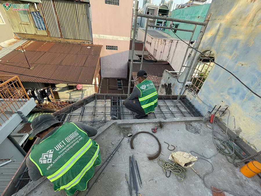 Xây dựng nhà phố 2 tầng 3x10m Anh Quân Phường Minh Phụng