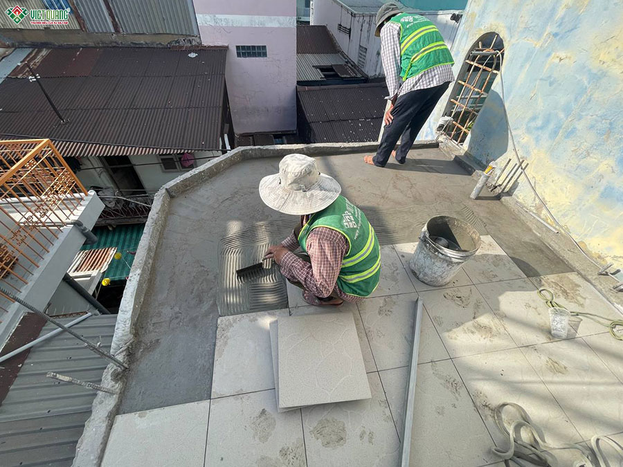 Xây dựng nhà phố 2 tầng 3x10m Anh Quân Phường Minh Phụng