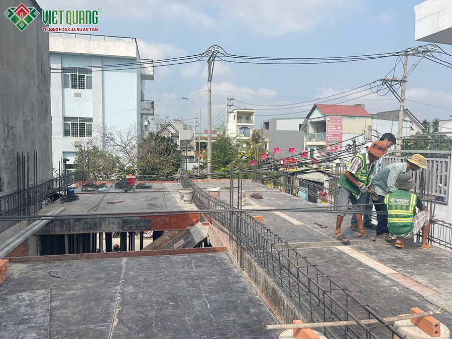Xây dựng trọn gói nhà 1 trệt 2 lầu 6x16m Anh Lâm quận 12