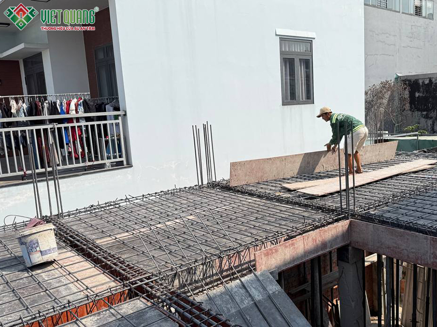 Xây dựng trọn gói nhà 1 trệt 2 lầu 6x16m Anh Lâm quận 12
