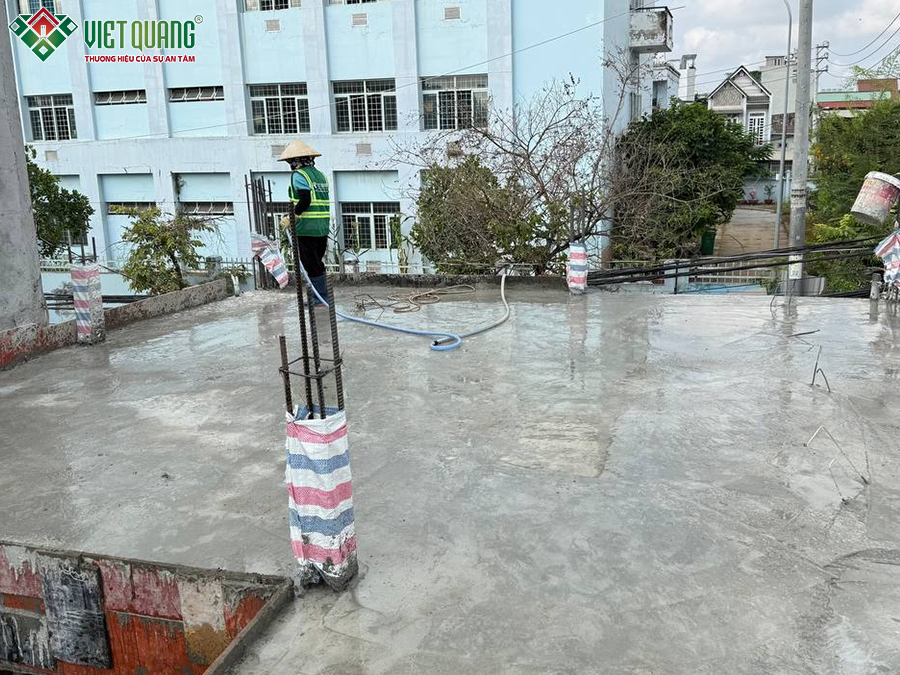 Xây dựng trọn gói nhà 1 trệt 2 lầu 6x16m Anh Lâm quận 12