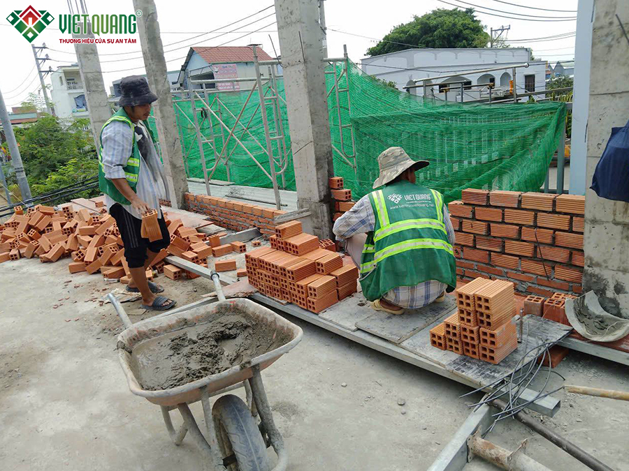 Xây dựng trọn gói nhà 1 trệt 2 lầu 6x16m Anh Lâm quận 12
