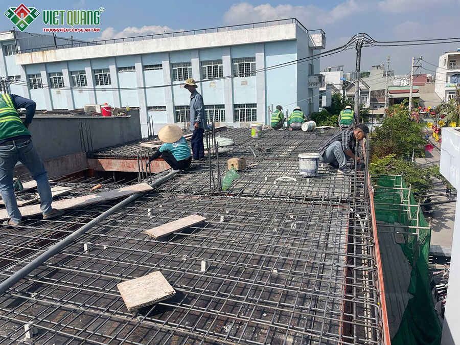 Xây dựng trọn gói nhà 1 trệt 2 lầu 6x16m Anh Lâm quận 12